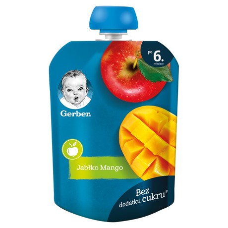 Gerber Deserek jabłko mango dla niemowląt po 6. miesiącu 90 g