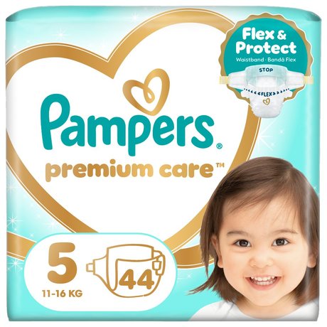 Pampers Premium Care Rozmiar 5, 44 Pieluszek, 11kg-16kg