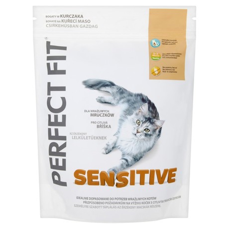 Perfect Fit Sensitive dla wrażliwych mruczków Karma pełnoporcjowa 750 g
