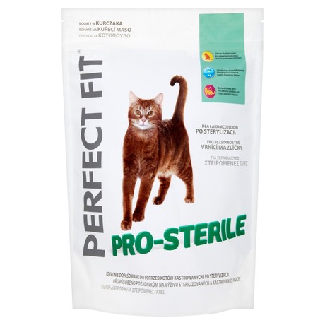 Perfect Fit Pro-Sterile dla łakomczuszków po sterylizacji Karma pełnoporcjowa 750 g