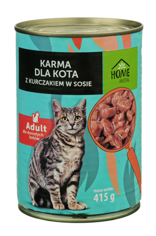 Home Animal Karma dla kota z drobiem puszka 415 g