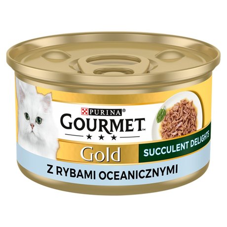 Gourmet Gold Karma dla kotów z rybą 85 g