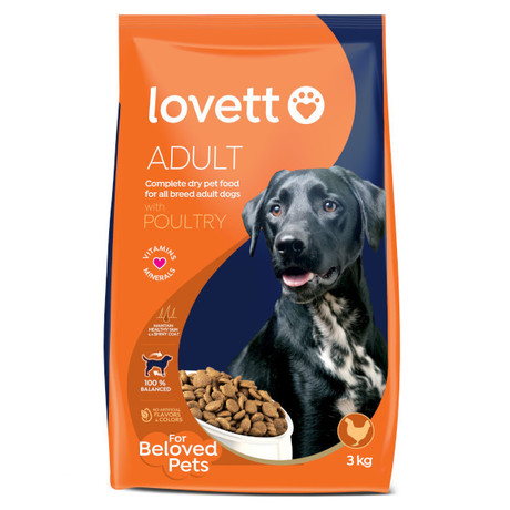 Lovett Karma sucha dla psa z drobiem 3 kg