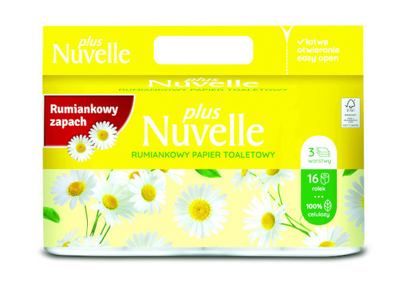 Nuvelle papier toaletowy 3W rumianek