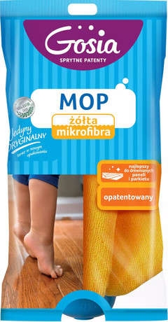 Gosia Mop żółta mikrofibra zapas