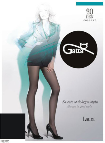 Gatta Rajstopy Laura nero 20 DEN roz. 3