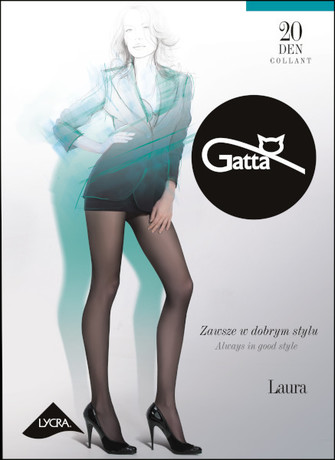Gatta Rajstopy Laura nero 20 DEN roz. 2