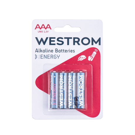 Westrom Baterie alkaiczne AAA LR03 1,5V 4 szt.