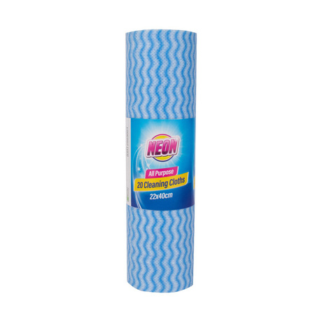Ściereczki uniwersalne neon w rolce 20 szt.