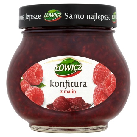 Łowicz Konfitura z malin 240 g