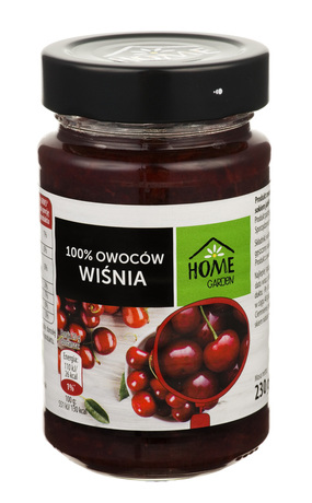 Home Garden dżem 100% z owoców 230g wiśnia