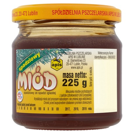 Apis Miód spadziowy ze spadzi iglastej 225 g