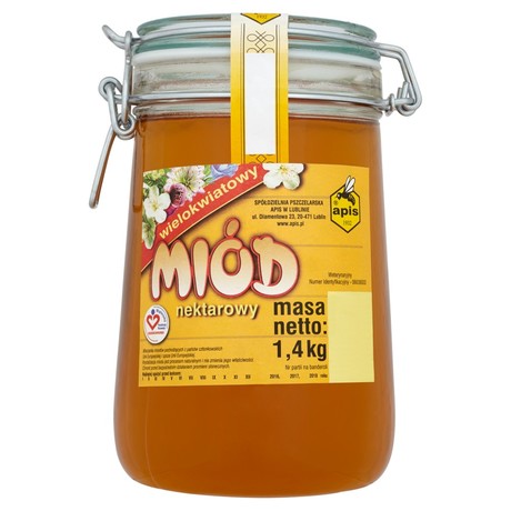 Apis Miód nektarowy wielokwiatowy 1,4 kg
