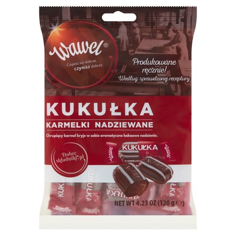 Wawel Kukułka Karmelki nadziewane 120 g