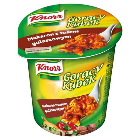 Knorr Gorący Kubek Makaron z sosem gulaszowym 52 g
