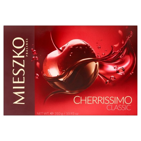 Mieszko Cherrissimo Classic Praliny z wiśnią w alkoholu 310 g