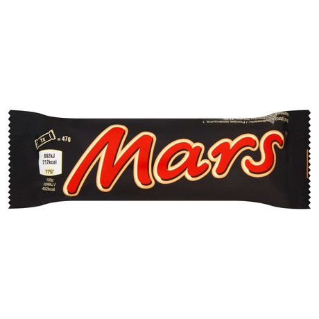 Mars Baton z nugatowym nadzieniem oblany karmelem i czekoladą 47 g