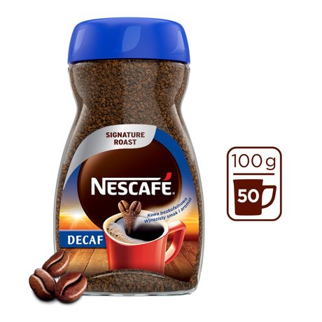 NESCAFÉ Classic Decaf Kawa rozpuszczalna bezkofeinowa 100 g