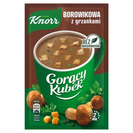 Knorr Gorący Kubek Borowikowa z grzankami 15 g