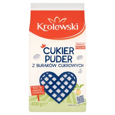 Cukier Królewski Cukier puder z buraków cukrowych 400 g