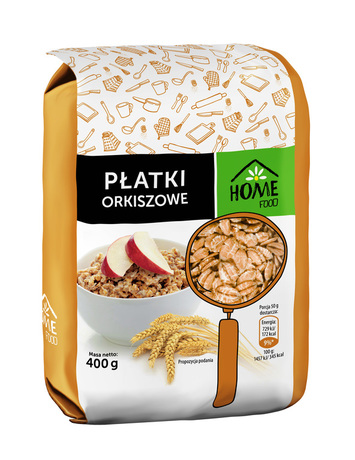 Płatki orkiszowe 400g Home Food