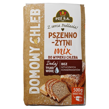 Pszenno-żytni mix do wypieku chleba 500 g