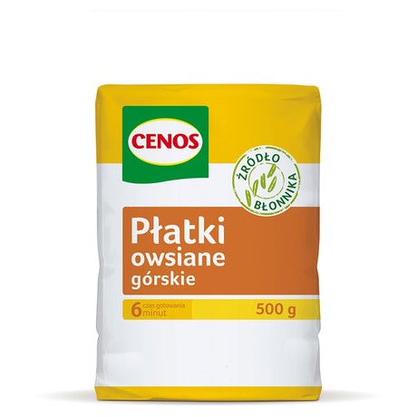 Cenos Płatki owsiane górskie 500 g