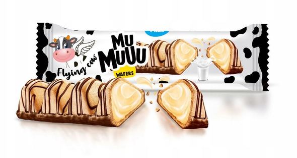Mu Muuu Batonik waflowy mleczny 22g