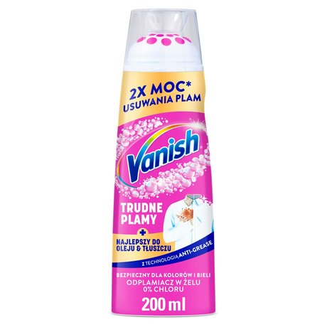 Vanish Gold Skoncentrowany odplamiacz w żelu 200 ml