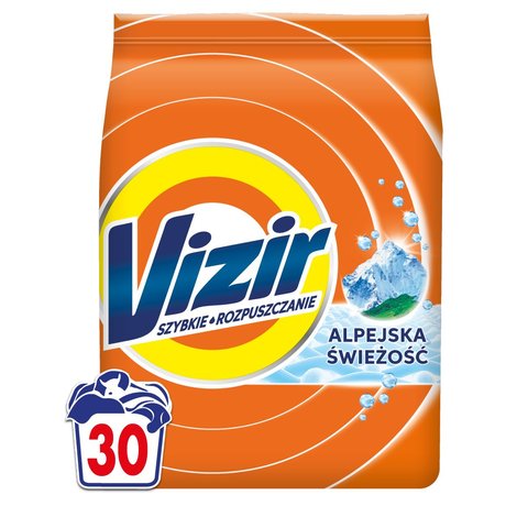 Vizir Proszek Do Prania, Alpine Fresh, 1.65 kg, 30 Prań