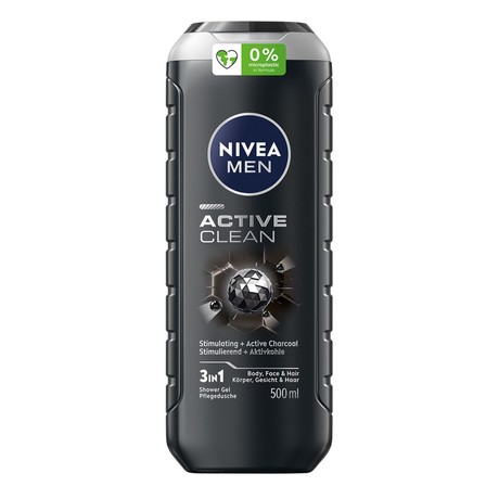 Nivea MEN Active Clean Żel pod prysznic dla mężczyzn 500 ml