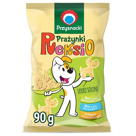 Przysnacki Reksio Prażynki lekko solone 95 g