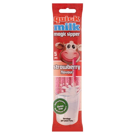 Quick Milk Słomki smakowe do mleka 30 g (5 x 6 g)