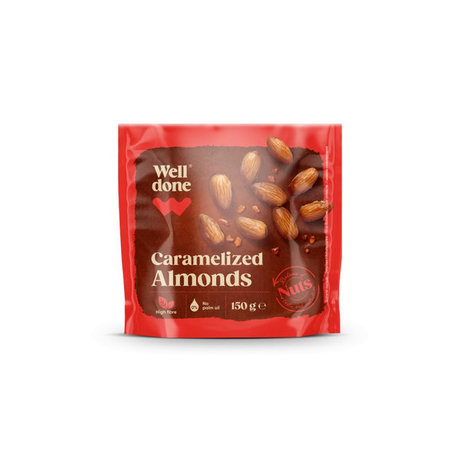 Well Done Migdały prażone w karmelu 150 g