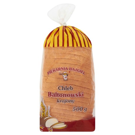 Piekarnia Bajgiel Chleb baltonowski krojony 500 g