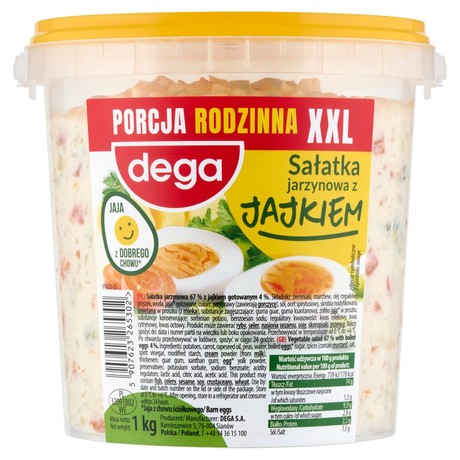 Dega Sałatka jarzynowa z jajkiem 1 kg