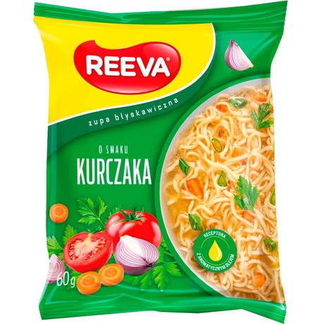 Reeva Zupa błyskawiczna o smaku kurczaka 60 g
