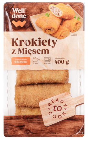 Well Done Krokiety z mięsem 400 g