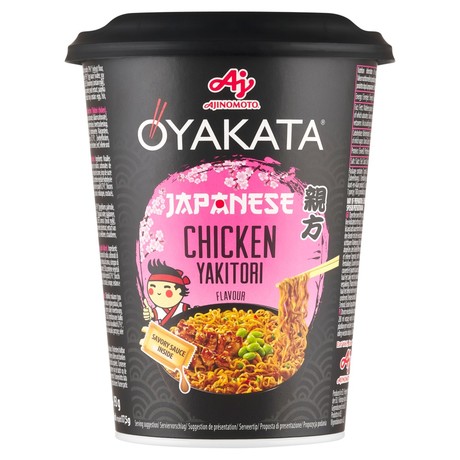 Oyakata Chicken Yakitori Danie instant z sosem i makaronem o smaku grillowanego kurczaka 93 g