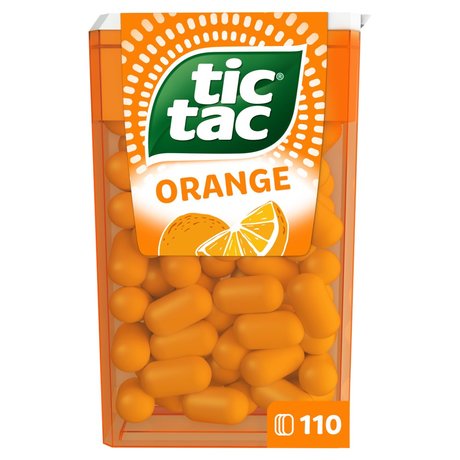 Tic Tac Drażetki o smaku pomarańczowym 54 g