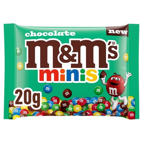 M&M's Chocolate Minis Czekolada mleczna w kolorowych skorupkach 20 g