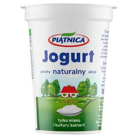 Piątnica Jogurt naturalny 180 g