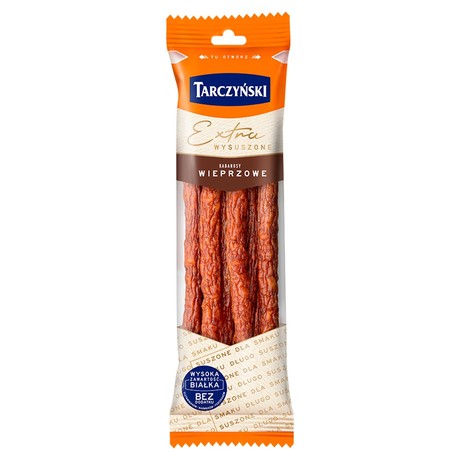 Tarczyński Kabanosy wieprzowe extra wysuszone 130 g