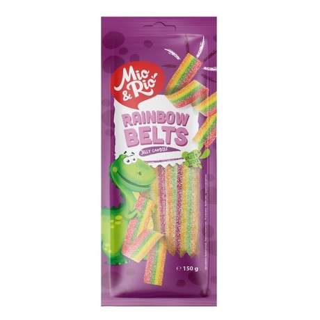 Mio&Rio Żelki tęczowe paski 150 g