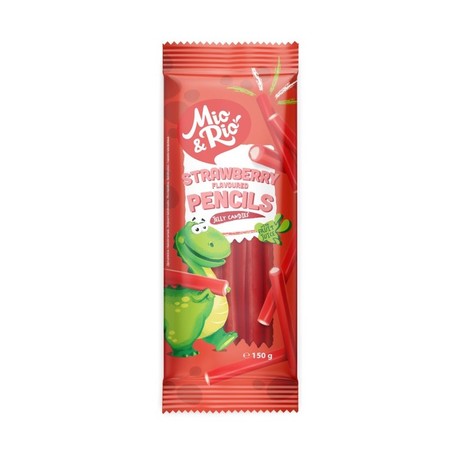 Mio&Rio Żelki truskawkowe ołówki 150 g