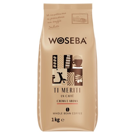 Woseba Ti Meriti Un Caffè Crema E Aroma Kawa palona ziarnista 1 kg