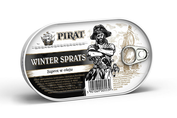 Pirat Szprot popularny w oleju winter sprats 160g