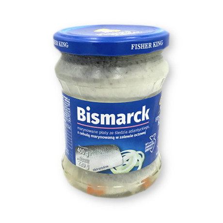 Fisher King Bismarck z cebulą marynowaną w zalewie octowej 400 g