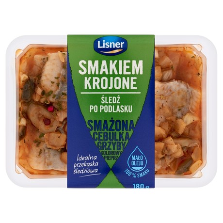 Lisner Smakiem Krojone Śledź po podlasku 180 g