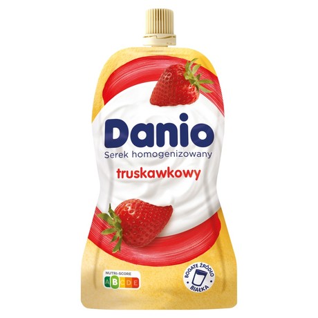 Danio Serek homogenizowany truskawkowy 140 g
